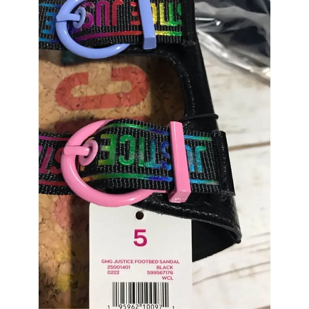 Justice girls sandals